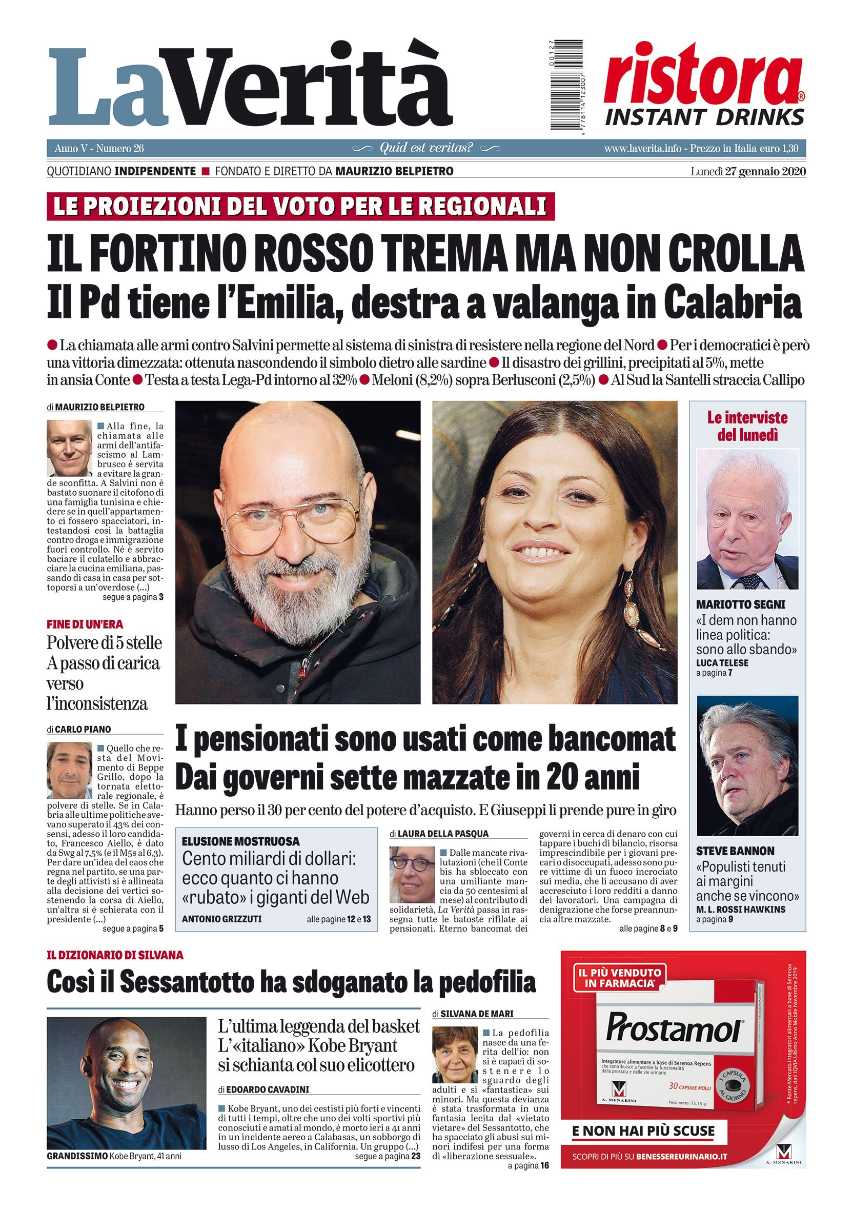 Oggi in edicola