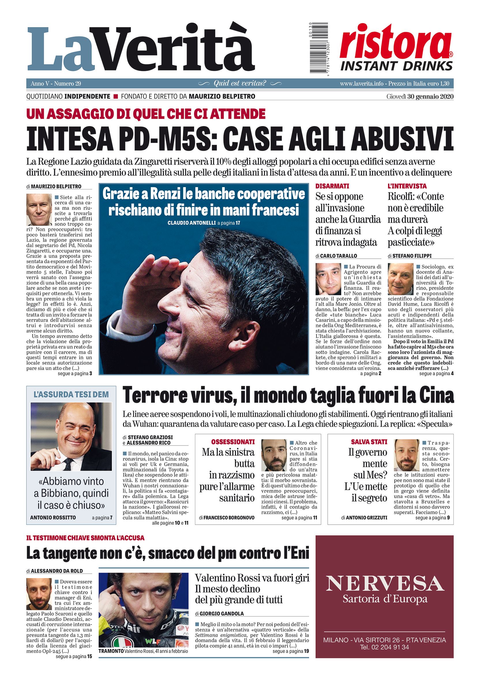 Oggi in edicola
