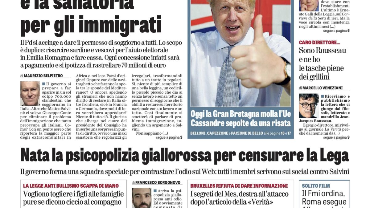 Oggi in edicola