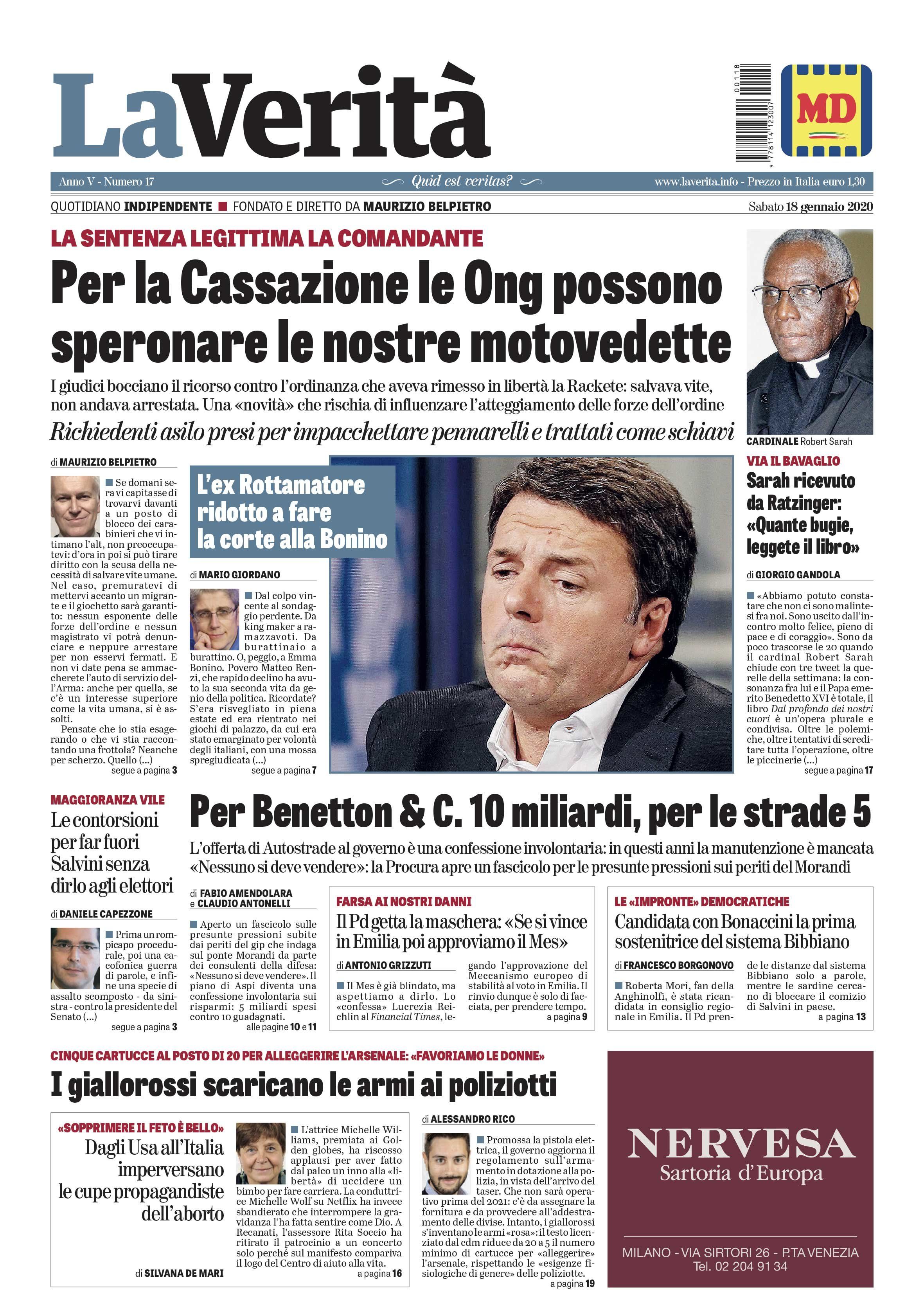 Oggi in edicola