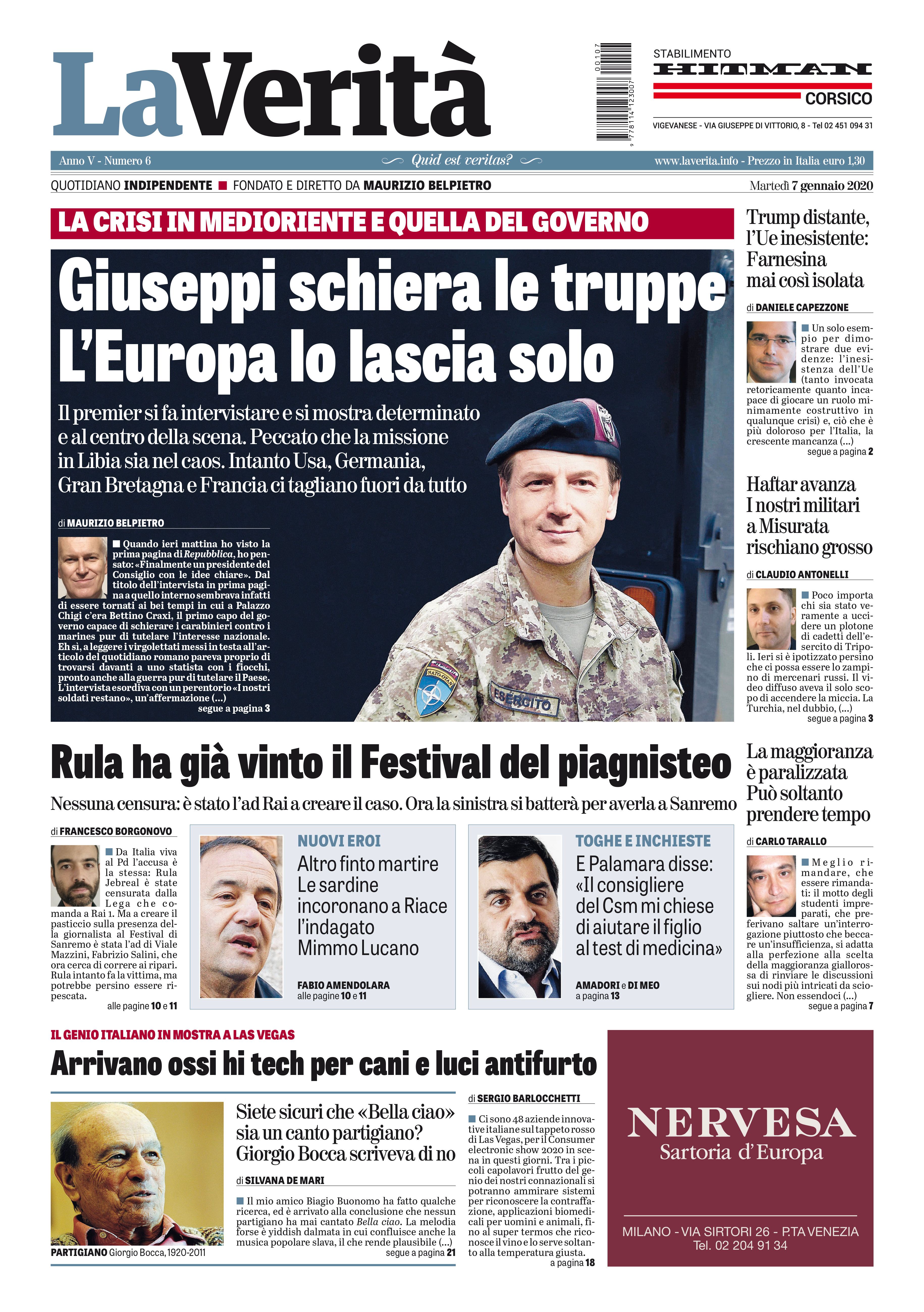 Oggi in edicola