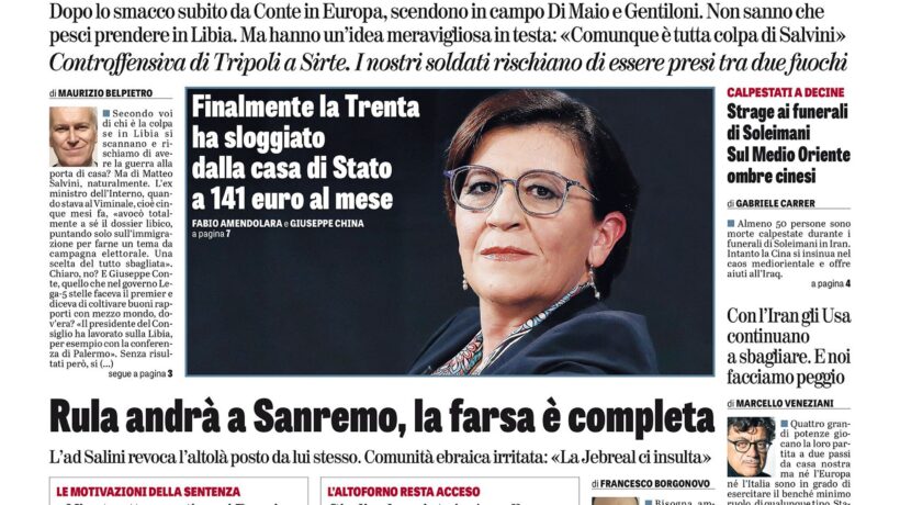 Oggi in edicola