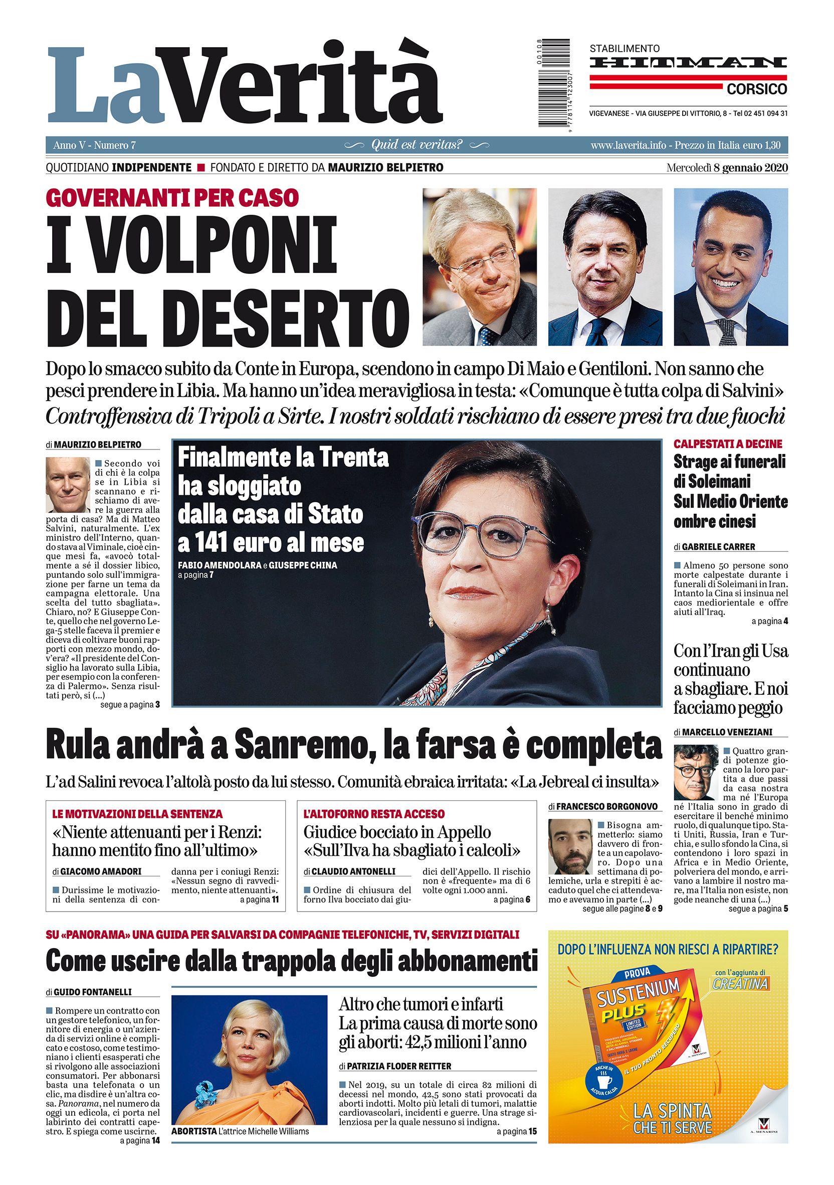 Oggi in edicola