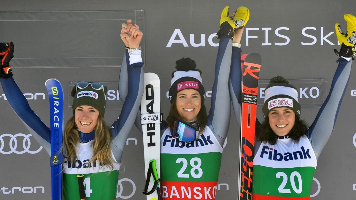 Tripletta delle italiane in Bulgaria. L’anno a valanga dello sci azzurro