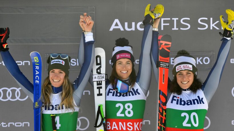Tripletta delle italiane in Bulgaria. L’anno a valanga dello sci azzurro