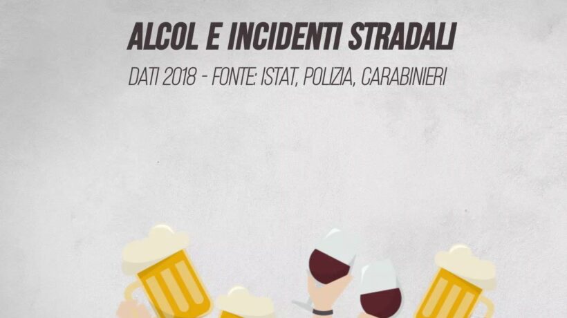 L’8,7% degli incidenti stradali è legato alla guida in stato d’ebbrezza