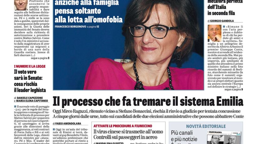 Oggi in edicola