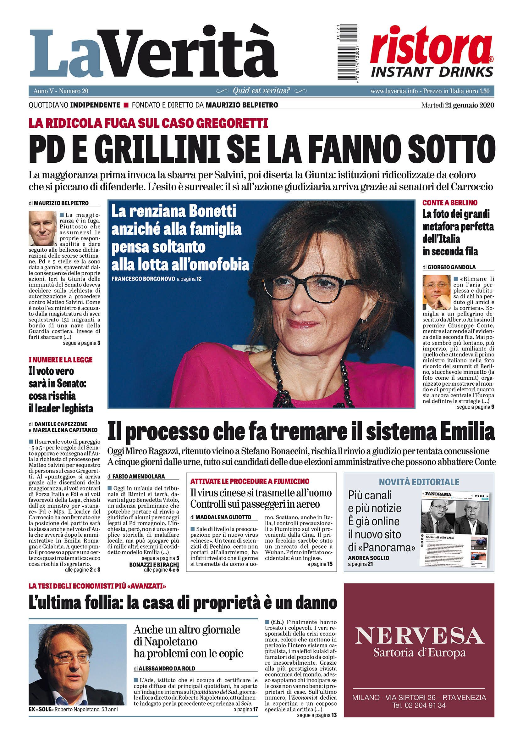 Oggi in edicola