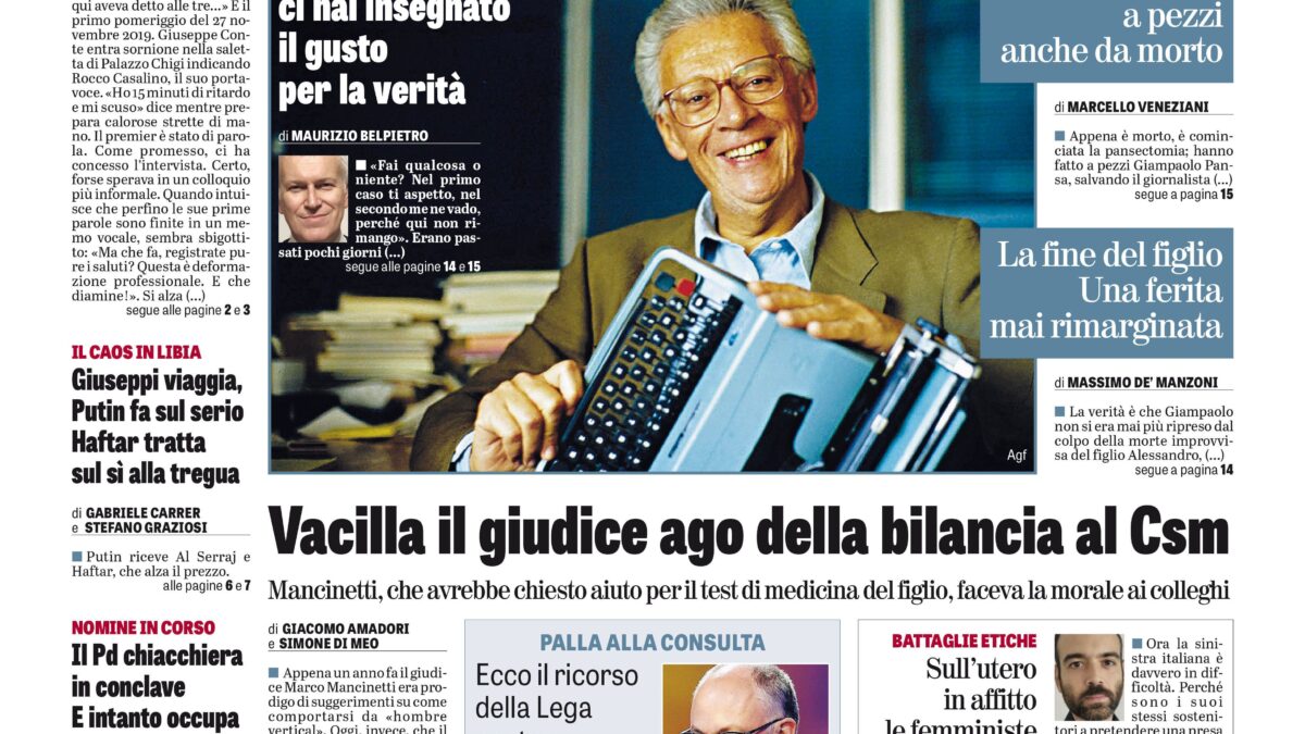Oggi in edicola