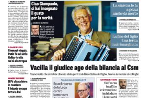 Oggi in edicola