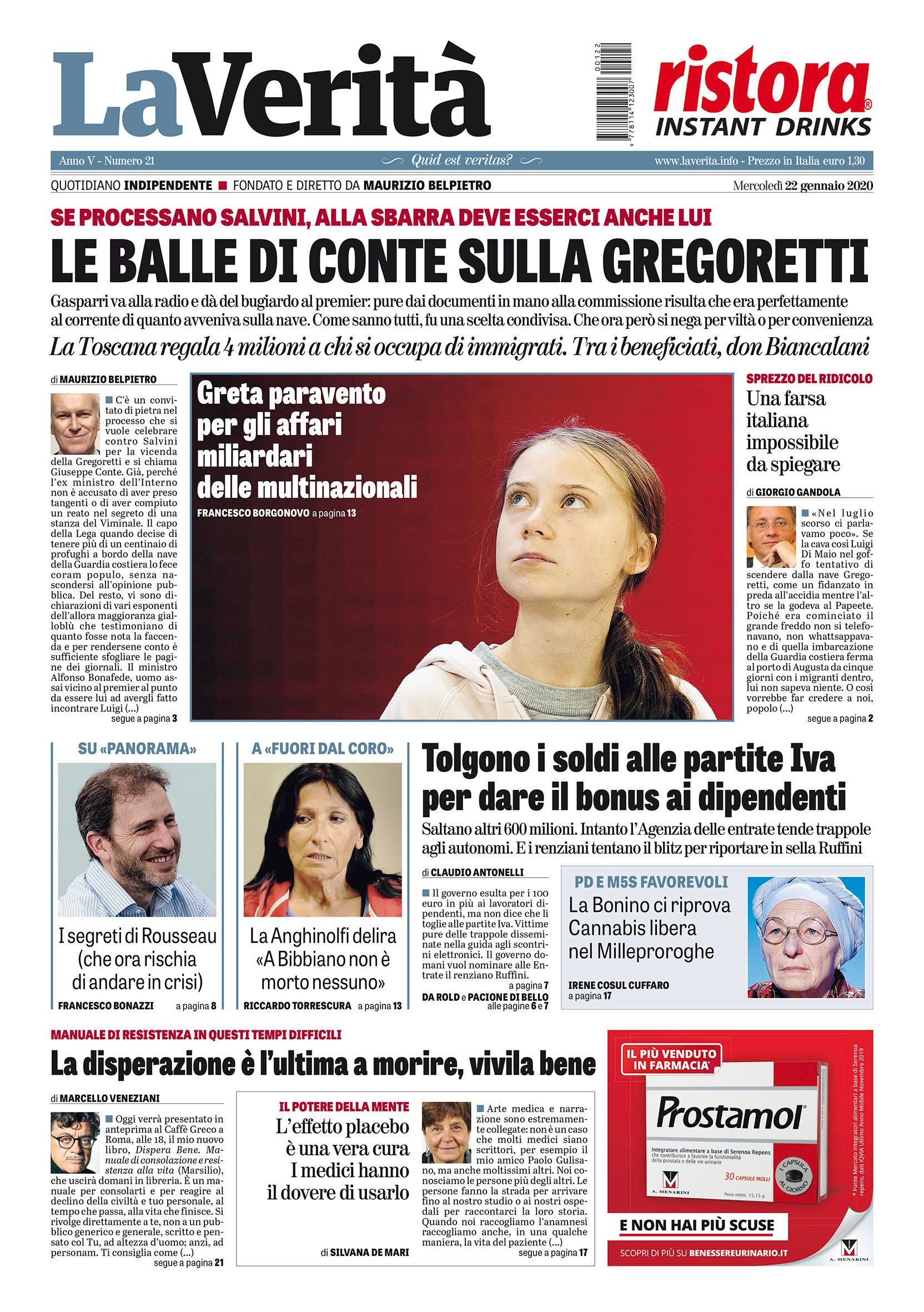 Oggi in edicola