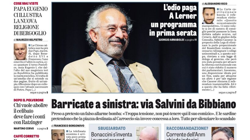 Oggi in edicola