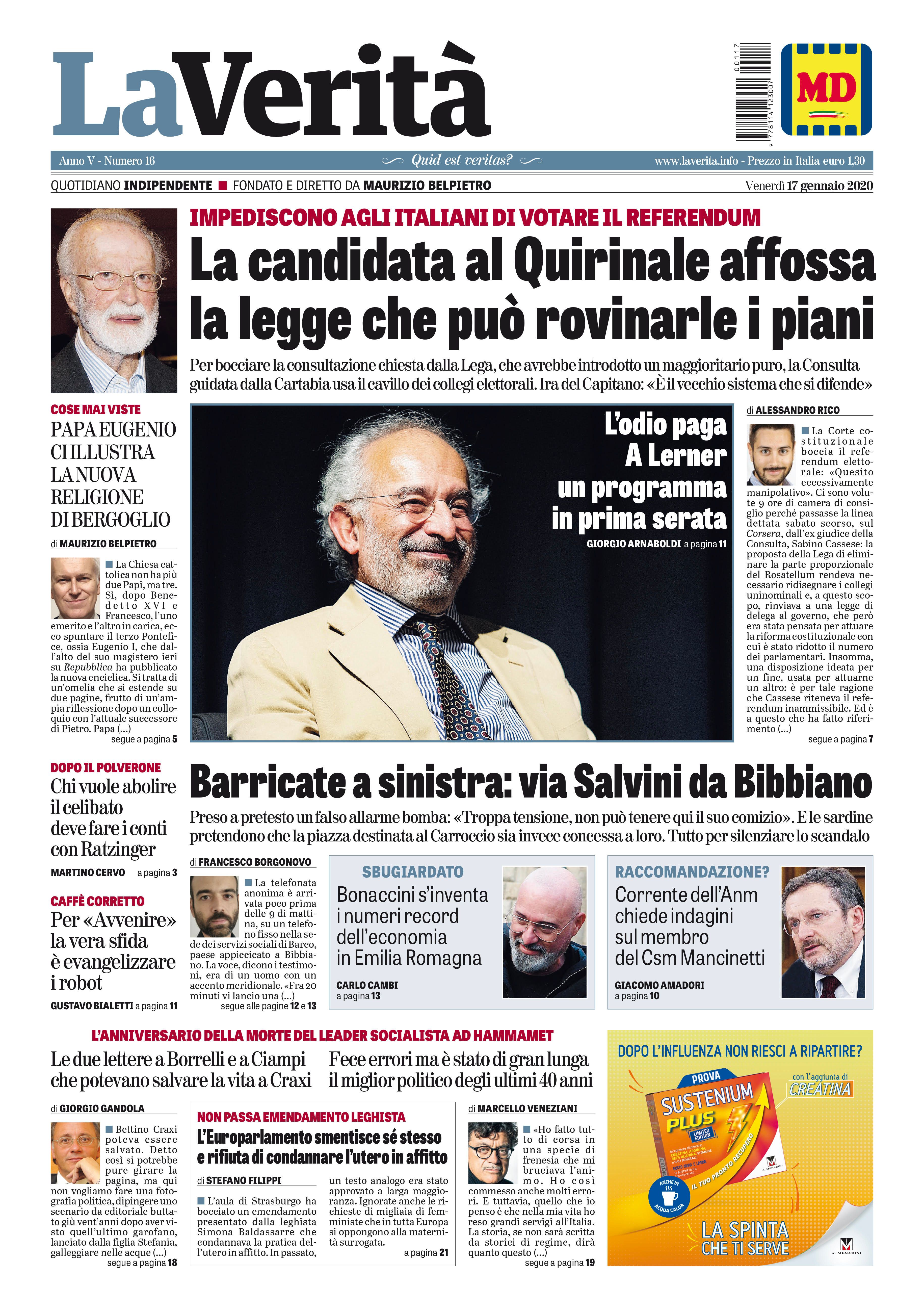 Oggi in edicola