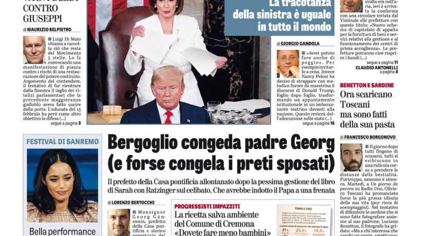 Oggi in edicola