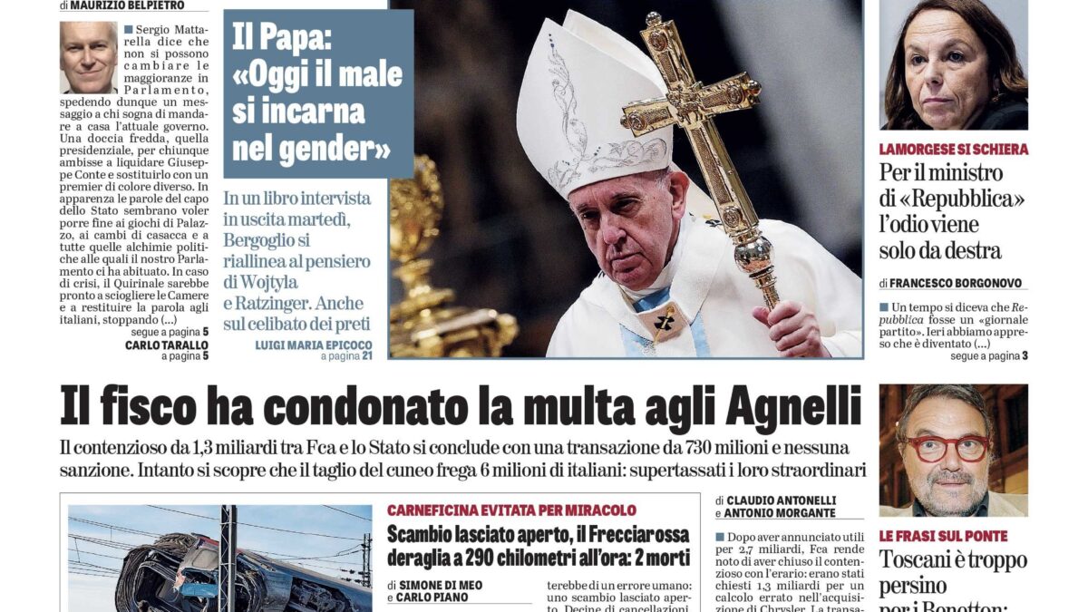 Oggi in edicola