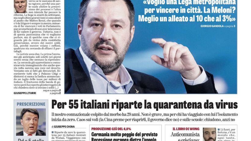 Oggi in edicola