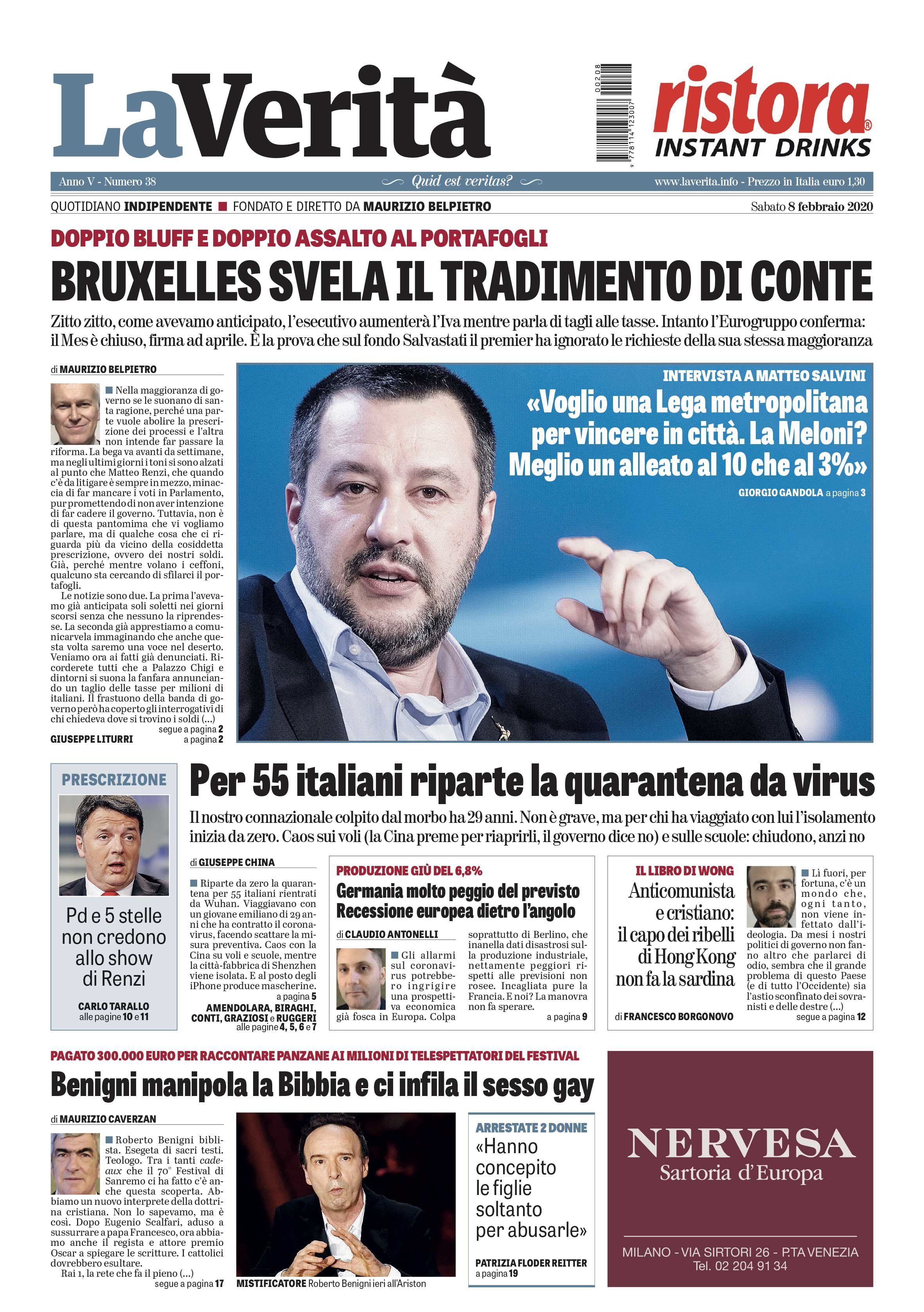 Oggi in edicola