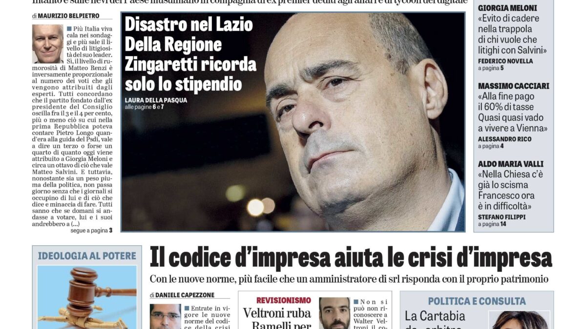 Oggi in edicola