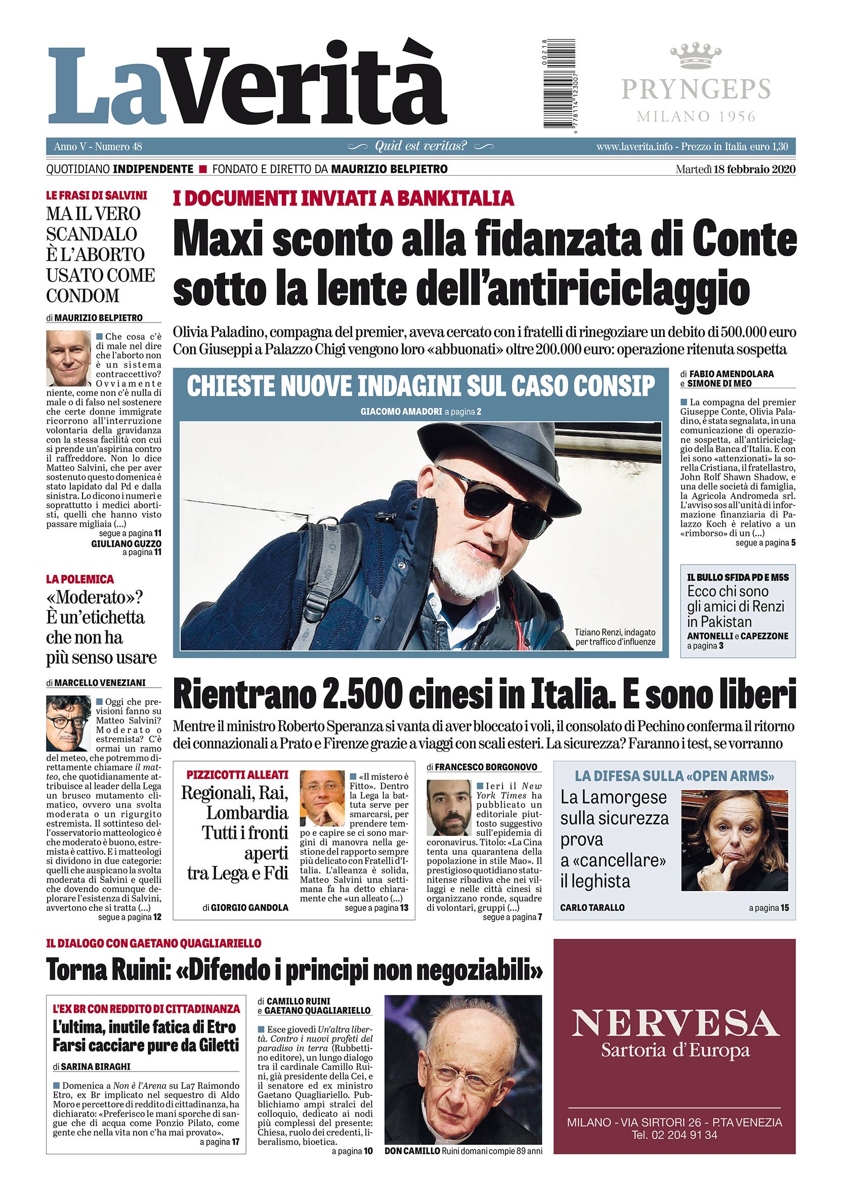Oggi in edicola
