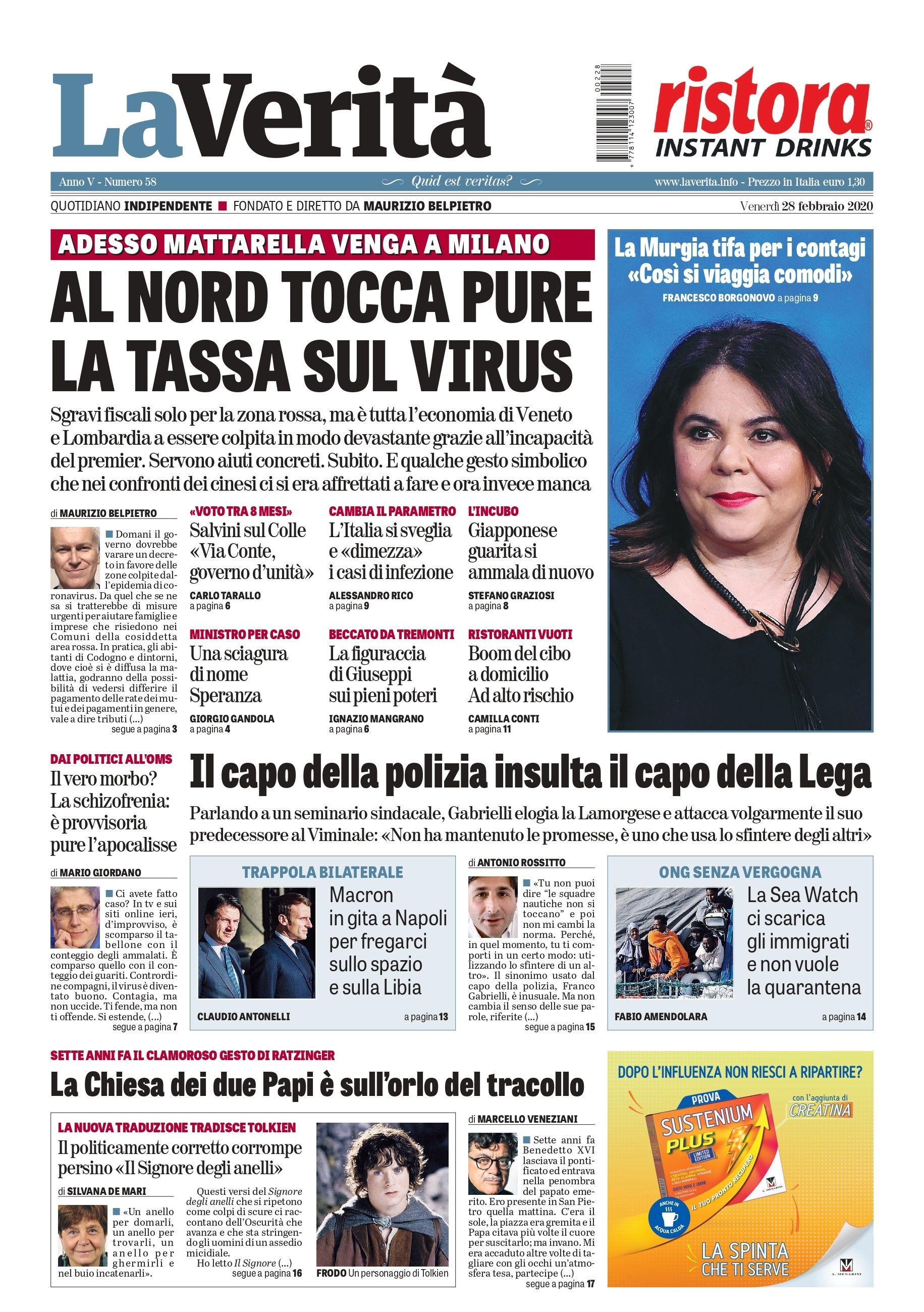 Oggi in edicola