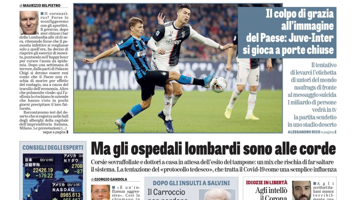 Oggi in edicola