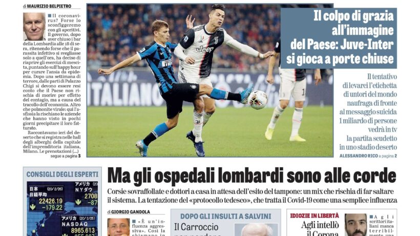 Oggi in edicola