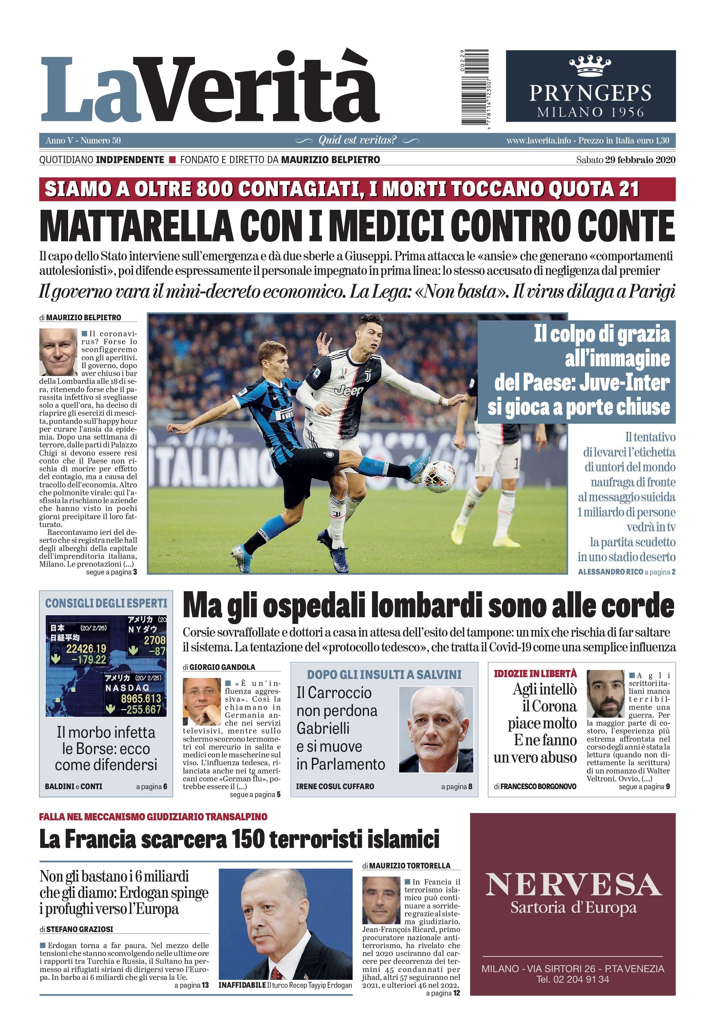 Oggi in edicola