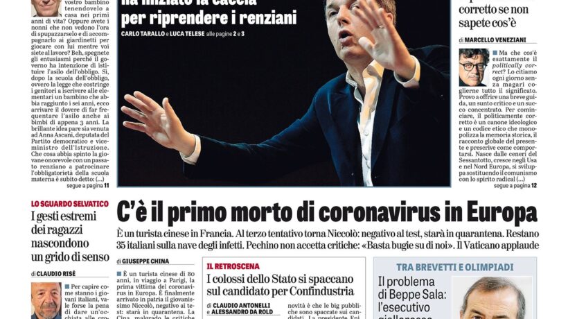 Oggi in edicola