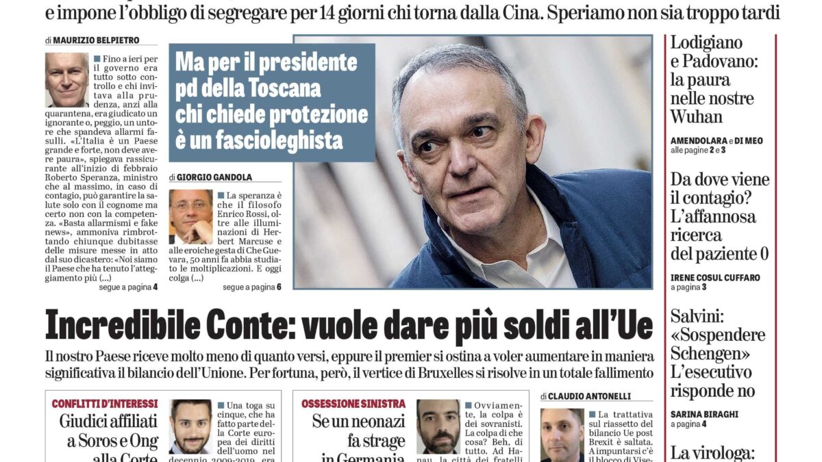 Oggi in edicola