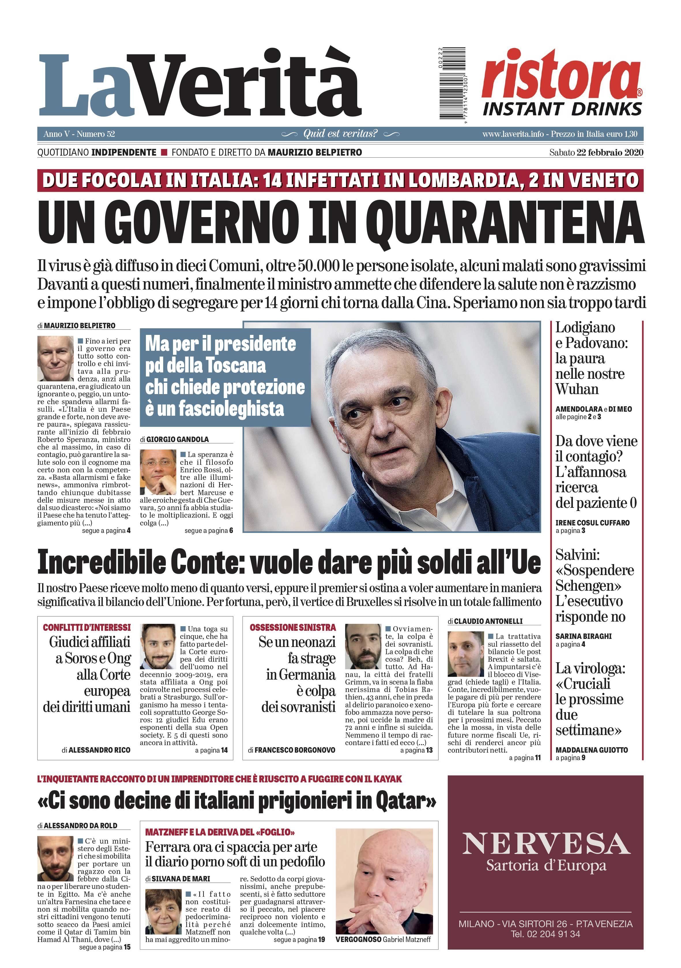Oggi in edicola