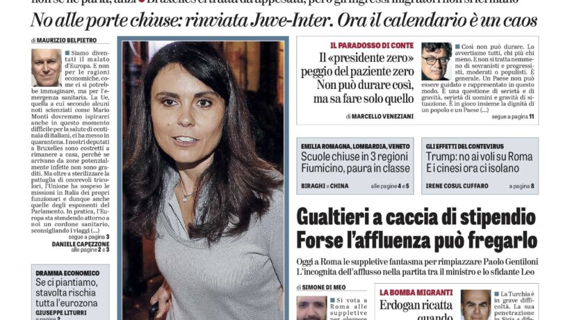 Oggi in edicola