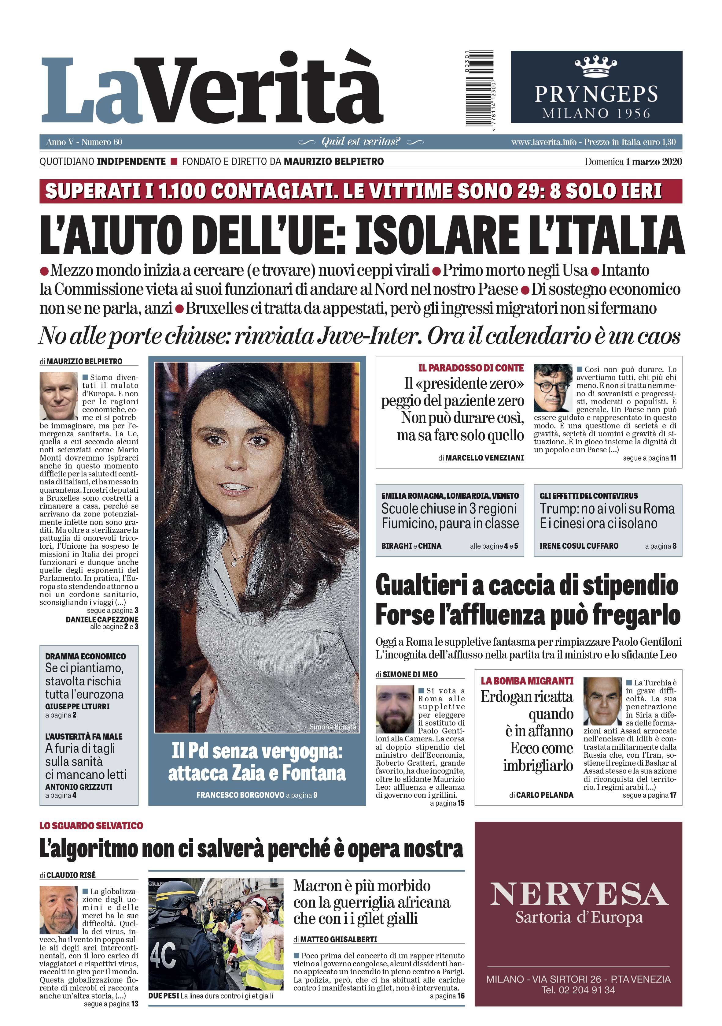 Oggi in edicola