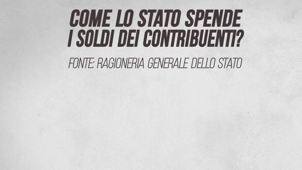 Come lo Stato spende i soldi dei contribuenti