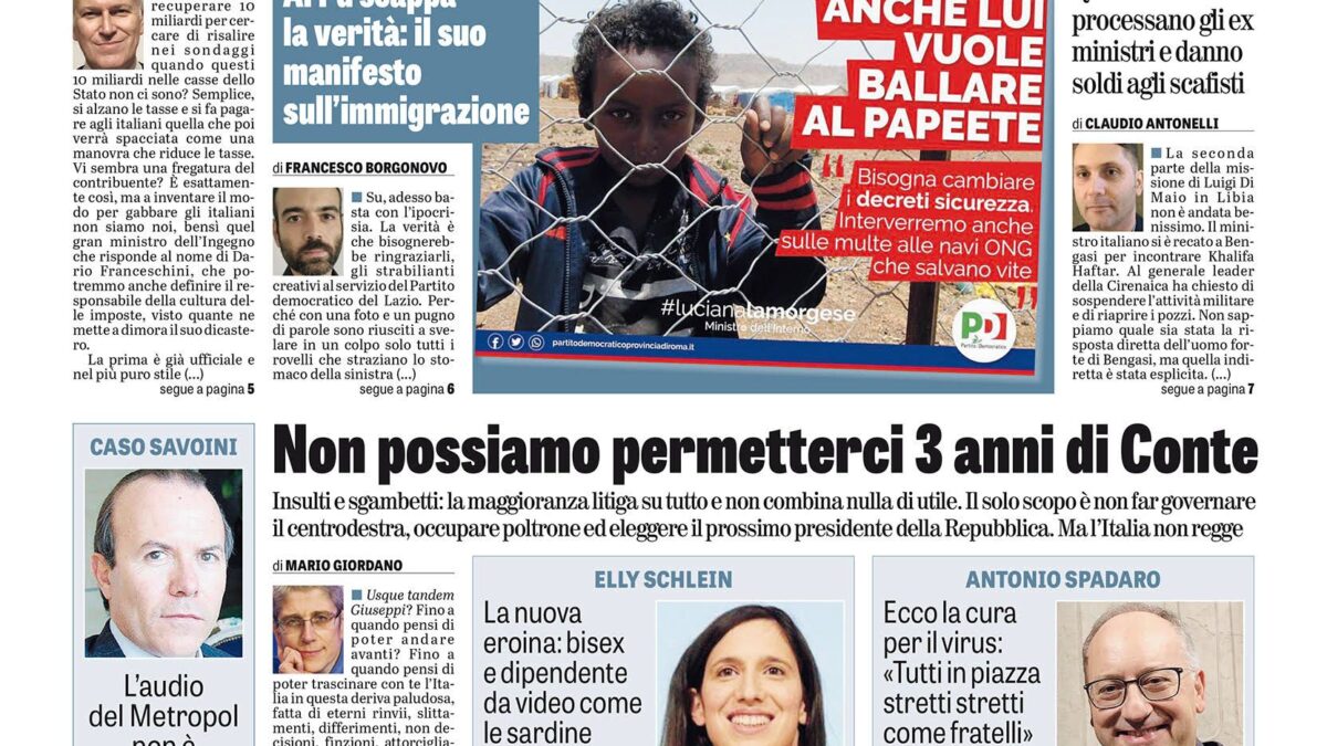 Oggi in edicola