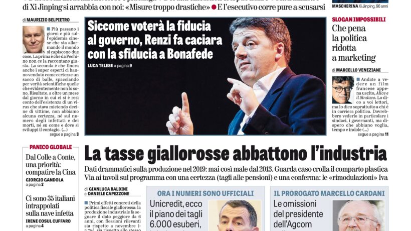 Oggi in edicola