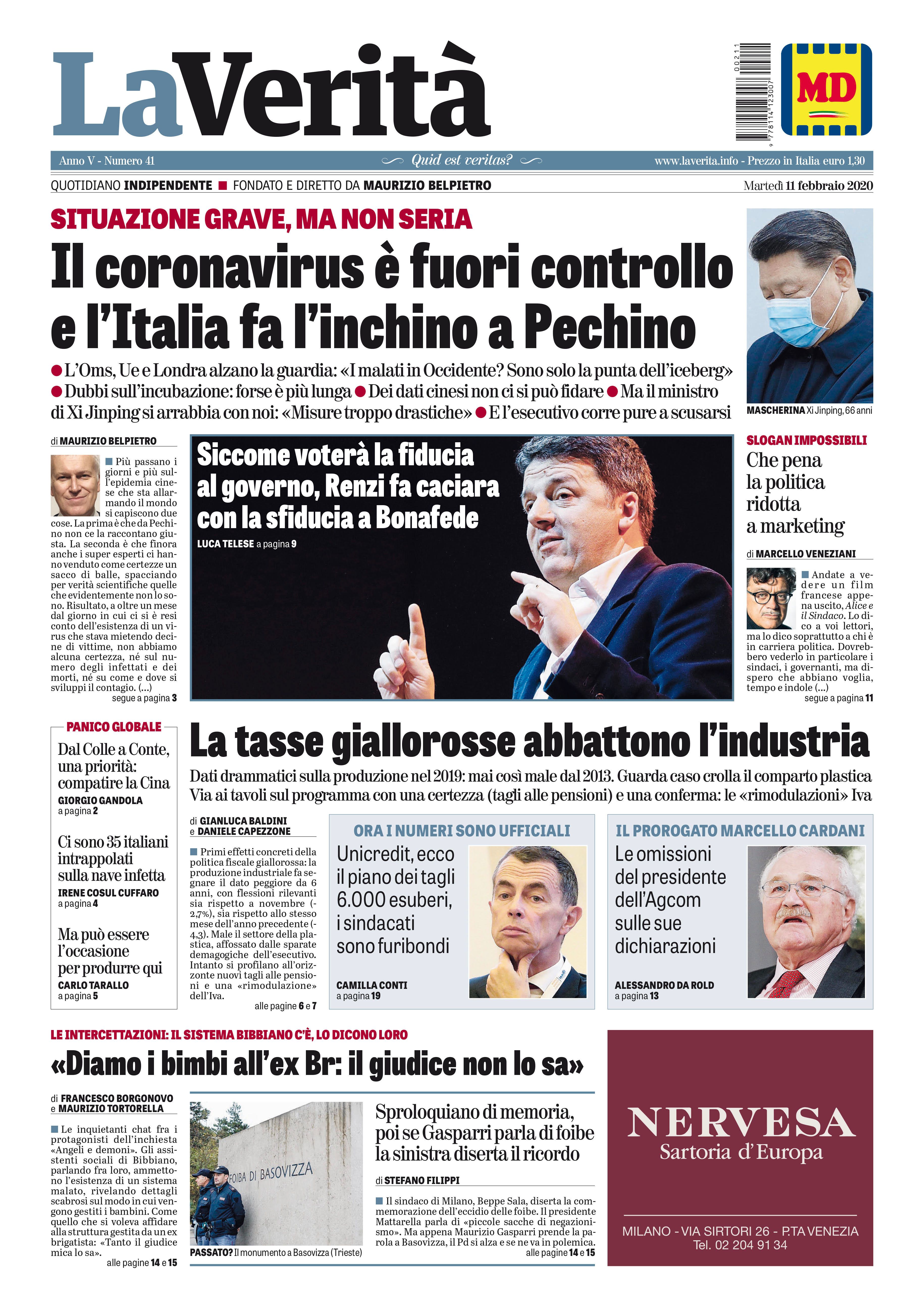 Oggi in edicola