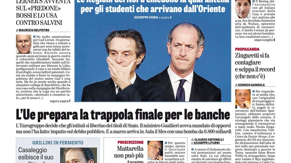 Oggi in edicola