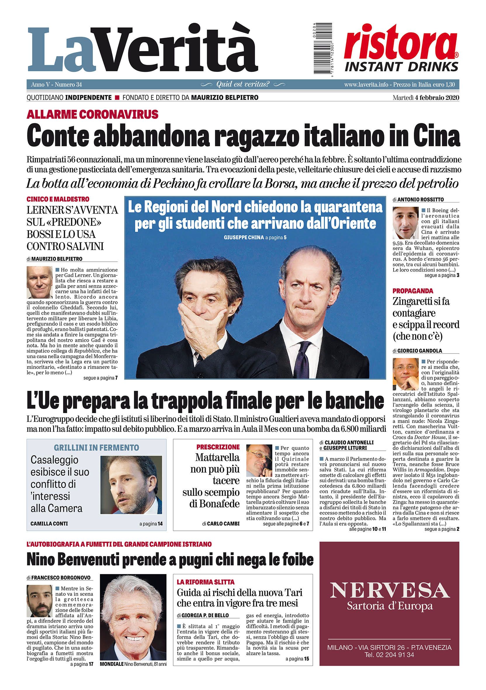 Oggi in edicola