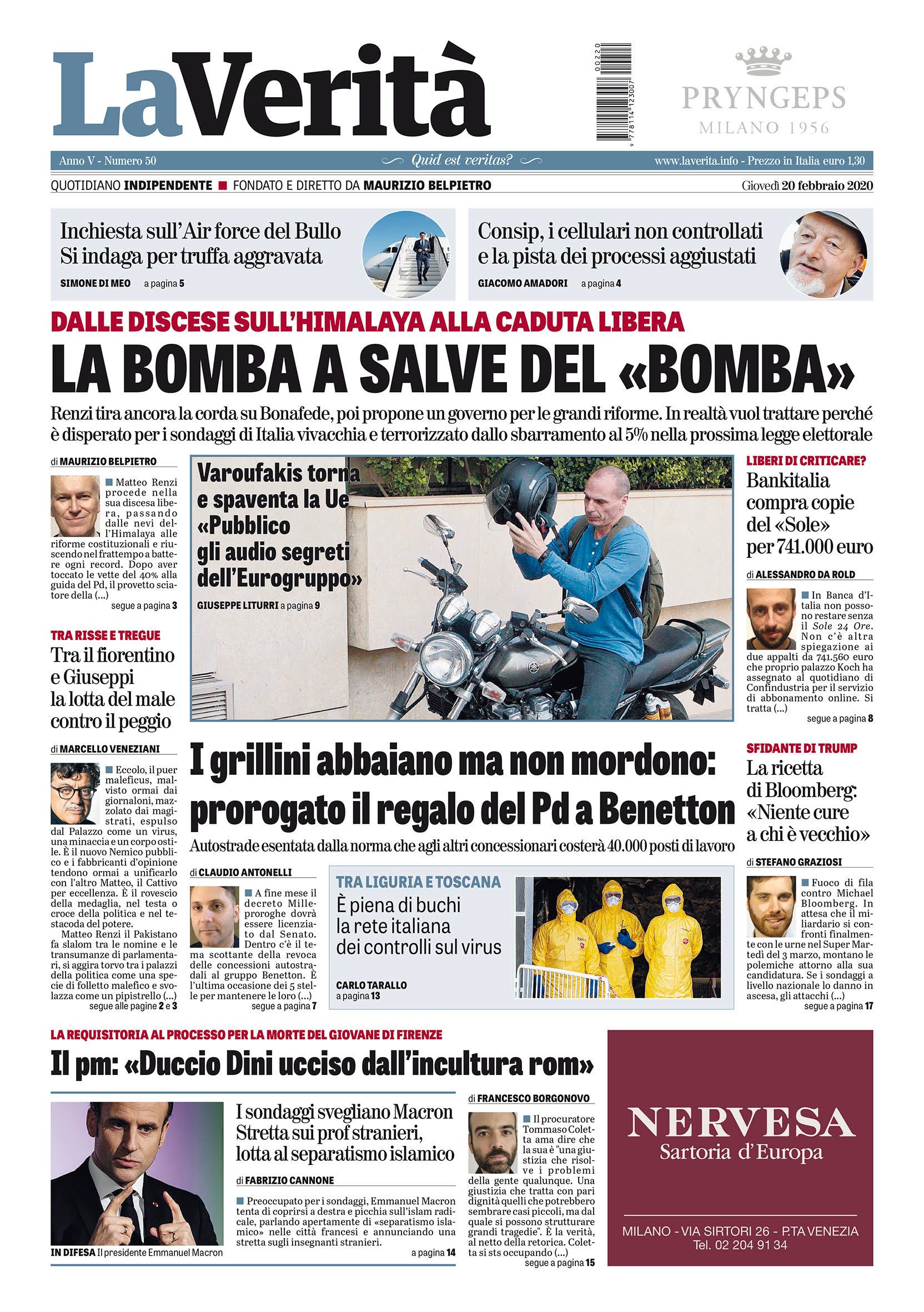 Oggi in edicola