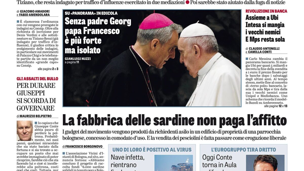 Oggi in edicola