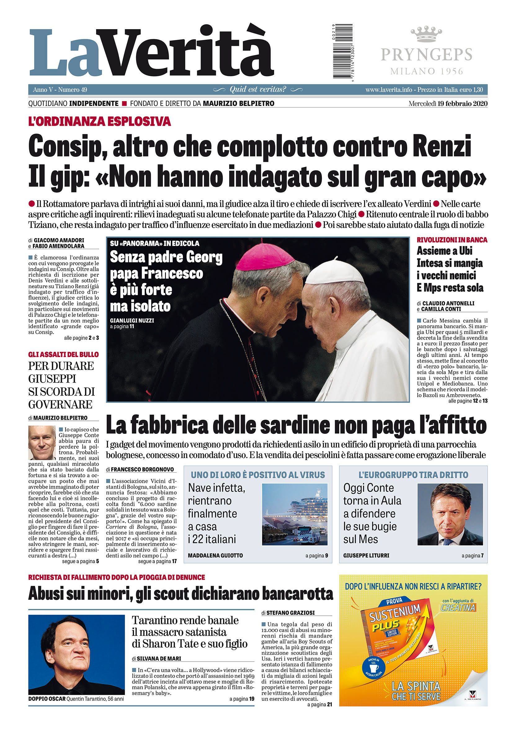 Oggi in edicola