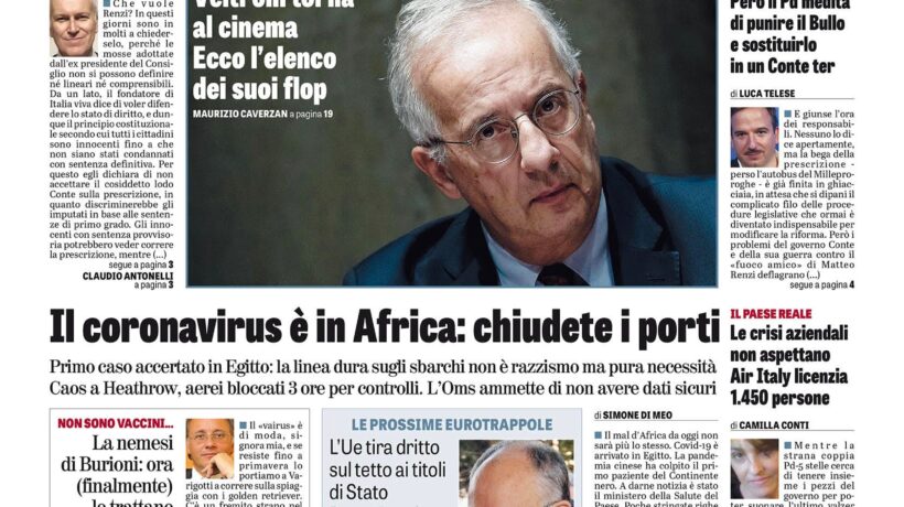 Oggi in edicola