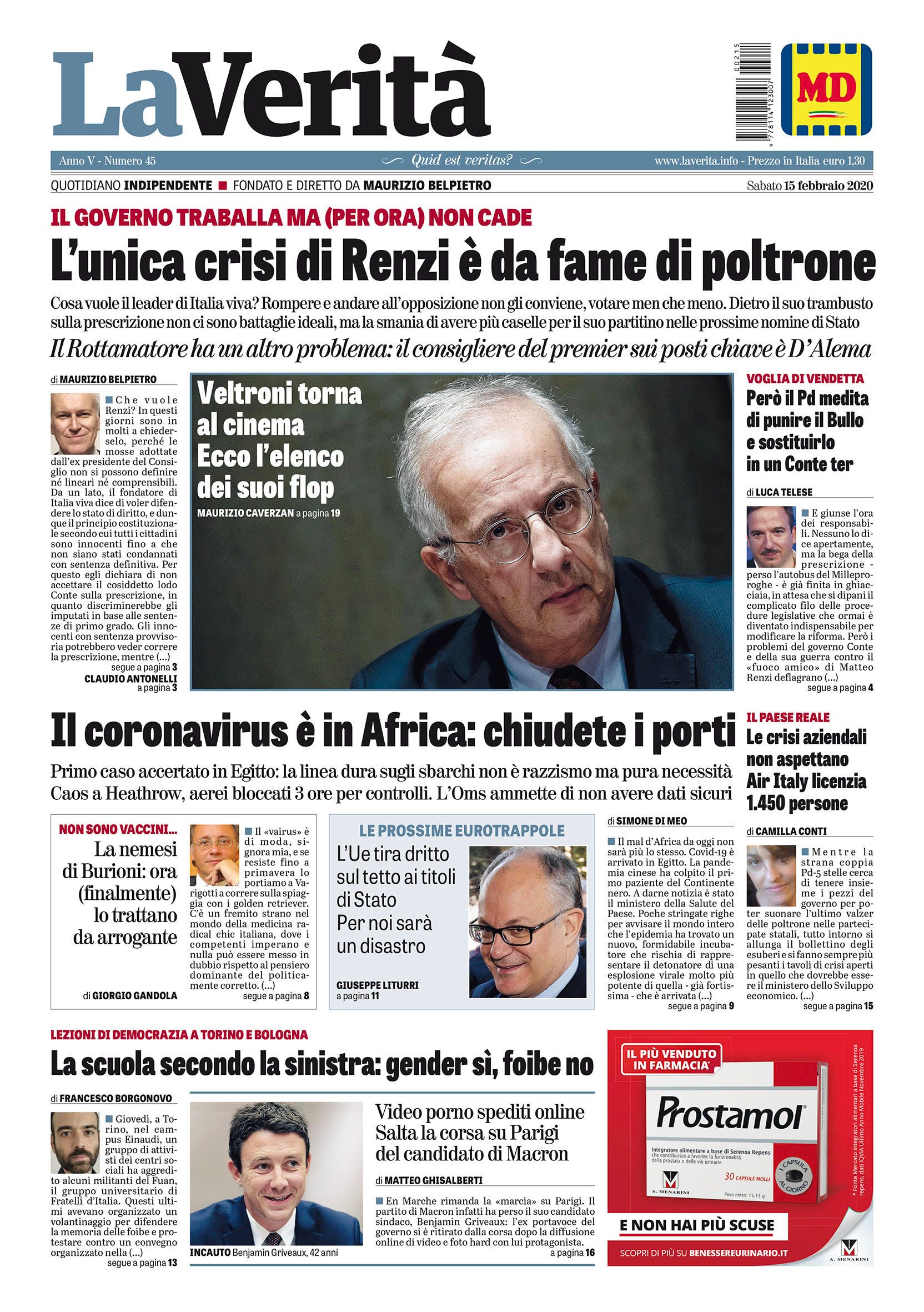 Oggi in edicola