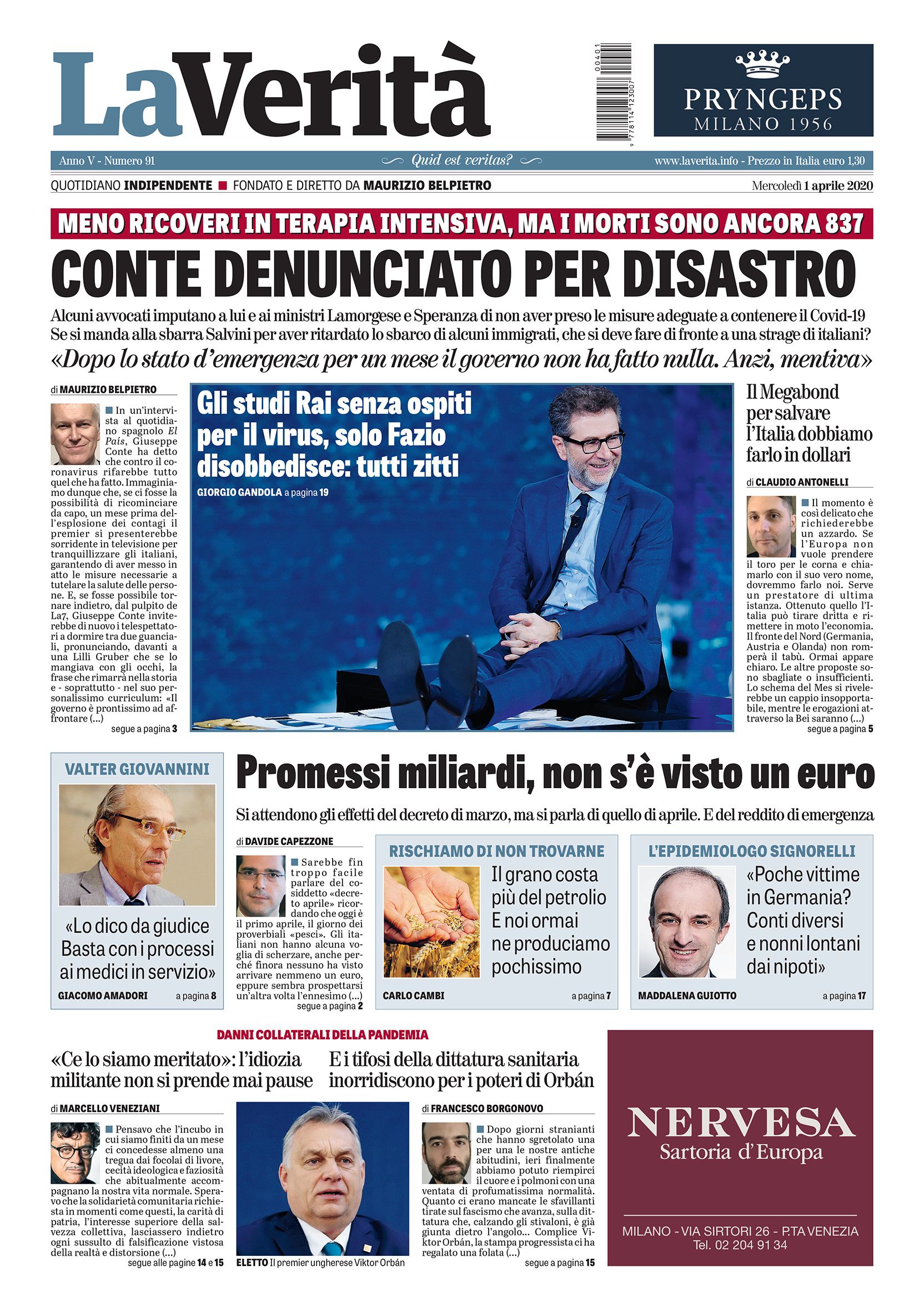 Oggi in edicola