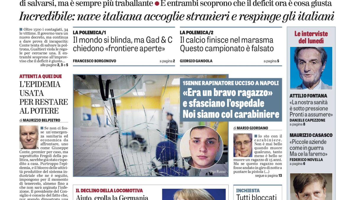Oggi in edicola