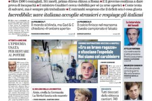 Oggi in edicola