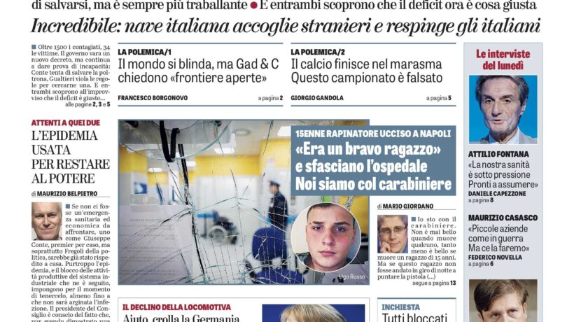 Oggi in edicola