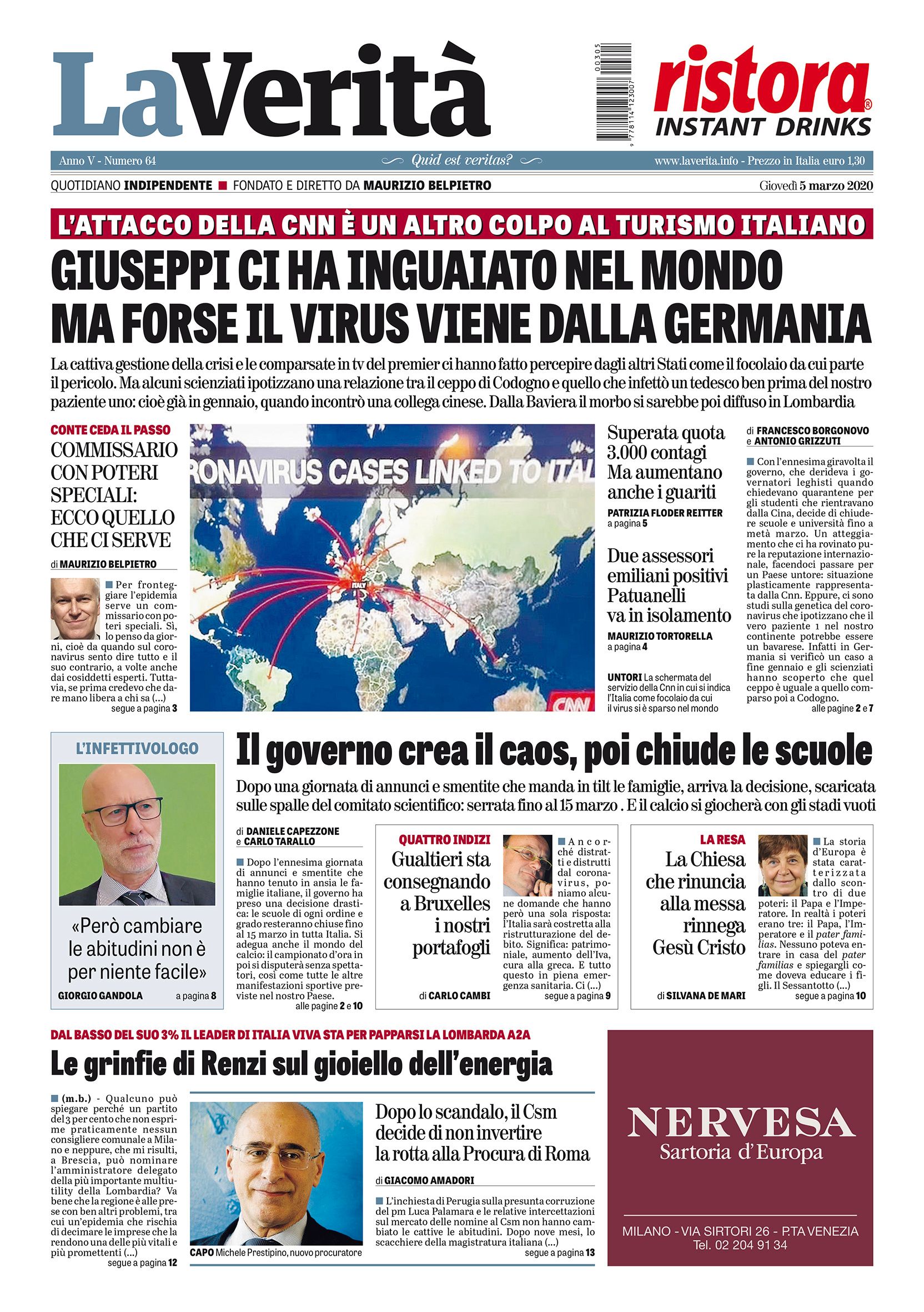 Oggi in edicola