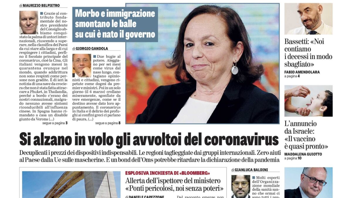Oggi in edicola