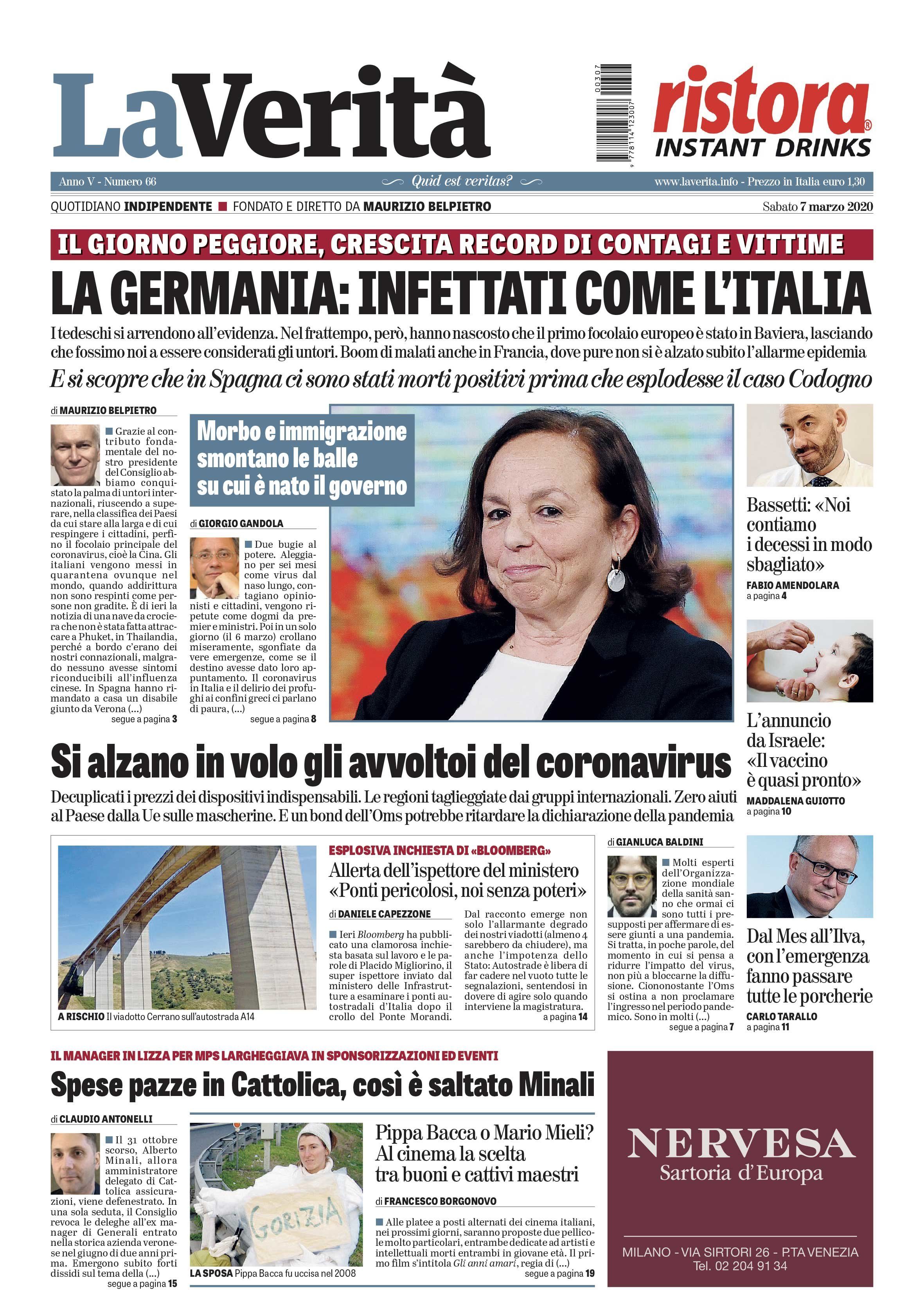 Oggi in edicola